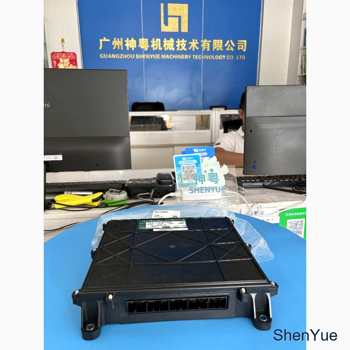 Main Controller (Machine Computer Board) YN22E00967F6 Kobelco part — real photo from our Guangzhou warehouse