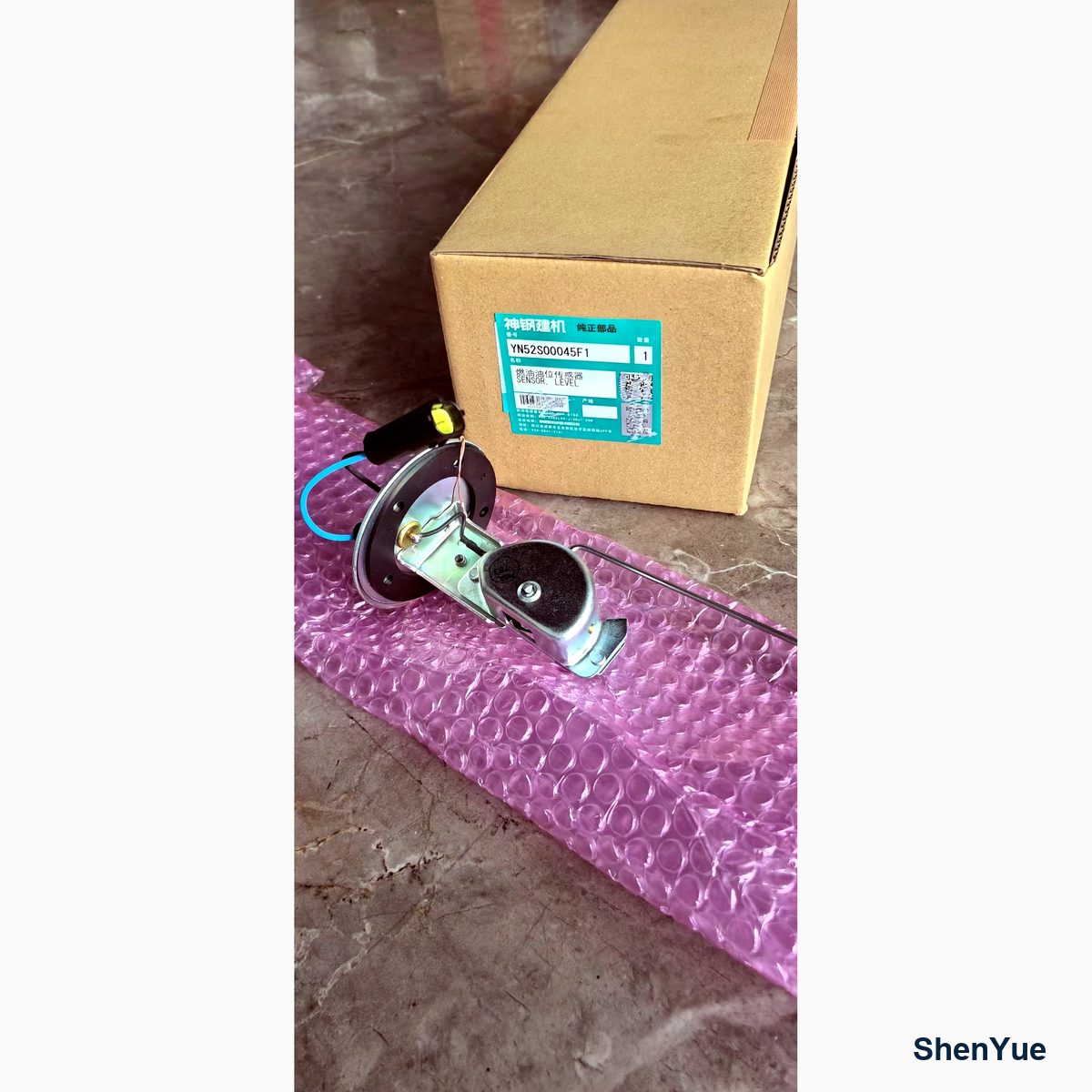 Fuel Level Sensor YN52S00045F1 Kobelco part — real photo from our Guangzhou warehouse